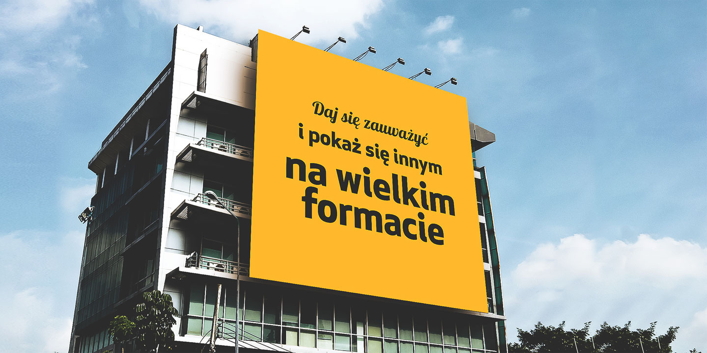 Zewnętrzna reklama wielkoformatowa ooh